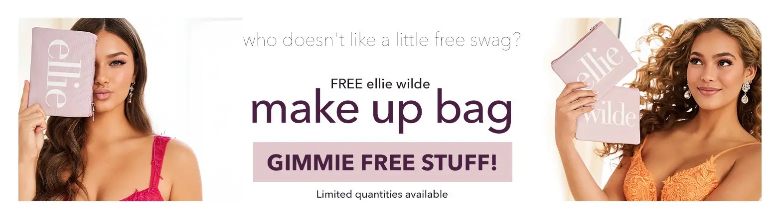 Free Ellie Wilde Make Up Bag Desktop Image